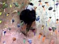 Climing 32ft wall with a Downtube folding bike