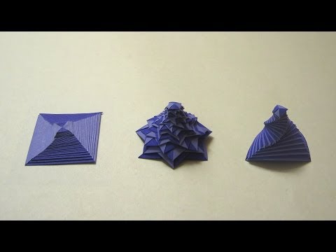instructions - Tutorial: http://www.youtube.com/watch?v=LZ0Ik0zFUL4 Paper used in this video: strip with a length of 35cm (13 3/4in), 5cm (2in) wide on one side, 1cm (0.4in...