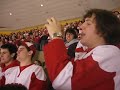 BU fans singing Hey Baby after Beanpot 07 win