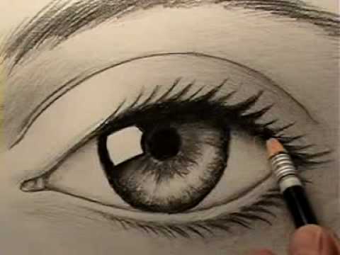 how to draw eyes easy