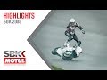 SBK 2008 - Latest crashes in Portimao