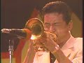 jam session at mt.fuji jazz fes with blue note 1989. don braden:ts,terumasa hino:tp,mulgrew miller:p,ira coleman:b, ralph peterson:ds
