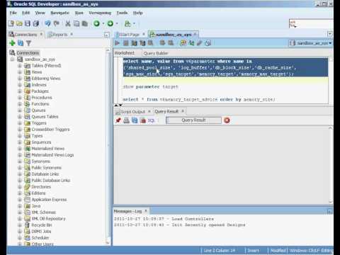 how to know sga size in oracle