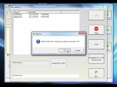 how to code a renault clio key