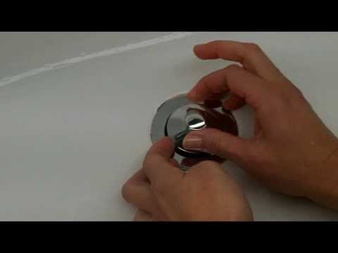 how to remove the drain in a bathtub