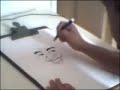fazendo caricaturas com Andr� Liberal