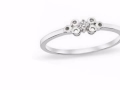 10K White Gold Diamond Ring