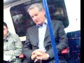 Frank Mclintock pissed on the Piccadilly Line