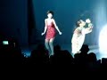 Great asian couple dancing salsa.