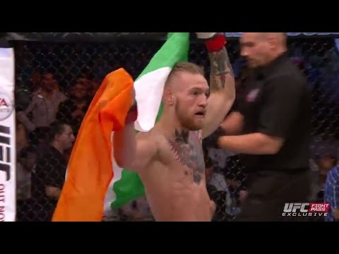 Fight Night Dublin: Conor McGregor Celebrates