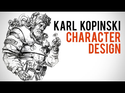 Character Design Process with Karl Kopinski (LIVESTREAM)