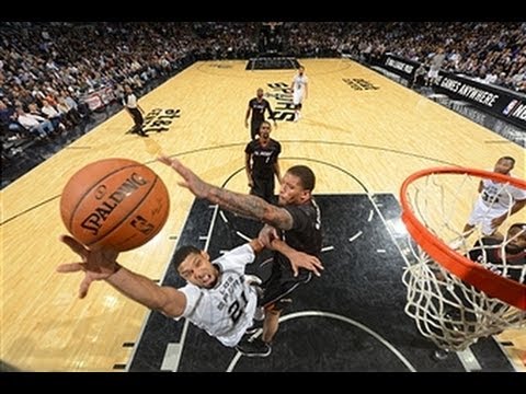 Video: Tim Duncan Leads the Spurs Over the Heat in a Finals Rematch