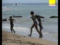 various clips of herself strolling around