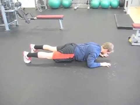 Hockey Training: Scap Push-Up on Forearms