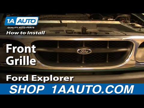How To Install Replace Front Grille Ford Explorer 95-01 1AAuto.com