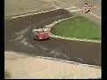 Action packed motor race where Jeremy Welch leads from the start until last lap when pushed off in dramatic accident.