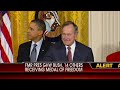 Obama Awards George H.W. Bush Medal of Freedom