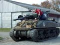Sherman tank M4A1 driving lesson