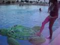 kaylin on the turtle