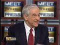 Ron Paul p.1 Meet The Press Dec. 23, 07