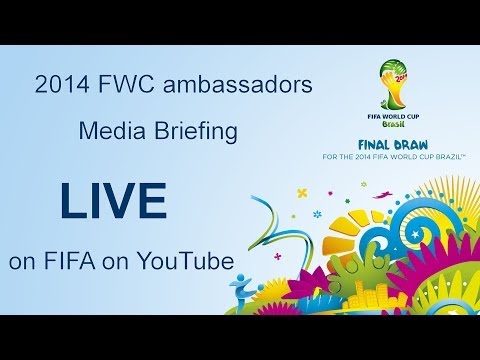 REPLAY: Brazil 2014 Ambassadors, media briefing