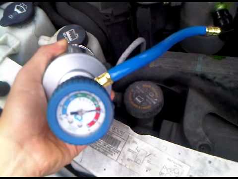 how to use a c recharge gauge