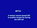 The Top Ten Myths About HIV/AIDS