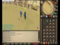 me and arilyn fighting with food n pots on.... and.. tbh me loosing badly to her 1337 def bonuses and safing :)