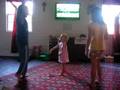 Lena plays Wii