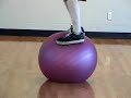 Ball Boxing training on Balance Ball Ball Boxing training on Balance Ball
