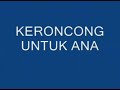 Orkestra Gamelan Keroncong Untuk Ana