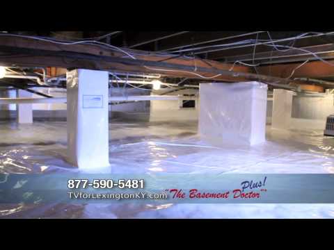 how to eliminate moisture in a crawl space