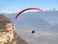 Cage takeoff at st Hilaire du Touvet (France)