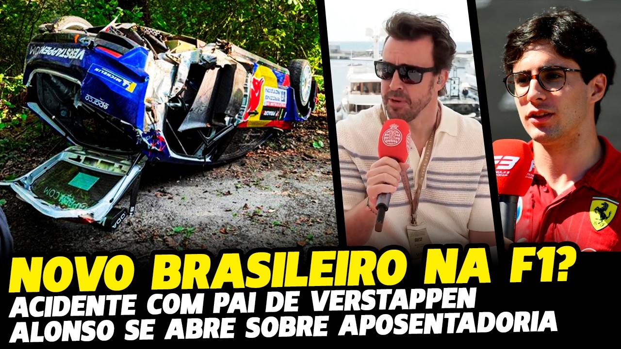 🚨PAI DE VERSTAPPEN CAPOTA EM RALLY, MERCADO DE PILOTOS DA F1 E ALONSO SE ABRE | FÓRMULA 1