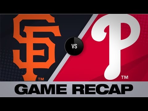 Video: 3-homer 6th, Samardzija lead Giants | Giants-Phillies Game Highlights 7/31/19