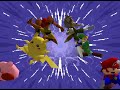www.longplays.org played by tenta01 this is my first ever longplay! i hope you guys will enjoy it :). well obviously this is super smash bros, a fighting game with characters from nintendo. got some minor issue at the captain falcon vs yoshi team introduction screen but that is all. i died at the mario and luigi fight stupidly. (guess i was spacing out) lol. remember to go to www.longplays.org for more longplays!