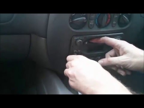 how to remove ford au cd player