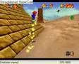 スーパーマリオ64　コース8　あっちっちさばく　きょだいピラミッドのないぶ　ピラミッド上から入ってクリア