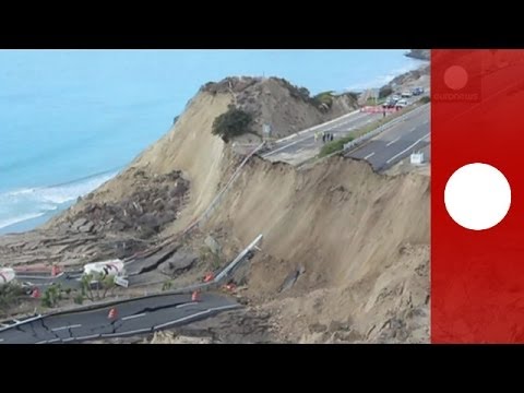 Colapsa tramo de la carretera Escénica Ensenada-Tijuana