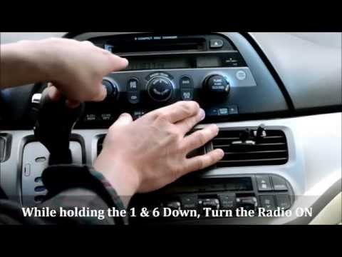 how to obtain honda radio code