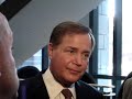 Mike Hatch Talks To Reporters