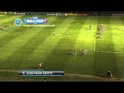 Gol de Gotti. Arsenal 1 - Instituto 1. 16 avos. de final. Copa Argentina. Fútbol Para Todos