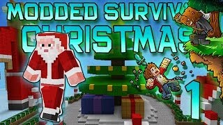 Minecraft: Modded Christmas Survival Let's Play w/Mitch! Ep. 1 - Happy Holidays!
