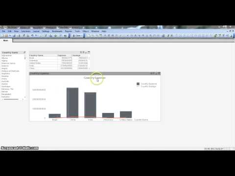 how to draw line in qlikview