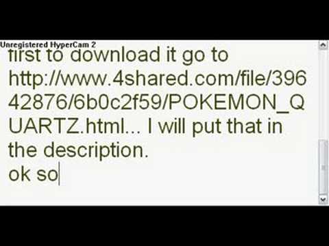 how to download pokemon quartz