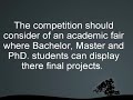 Encouraging academic achievement Encouraging academic achievement