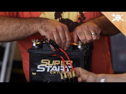 how to use a car battery charger