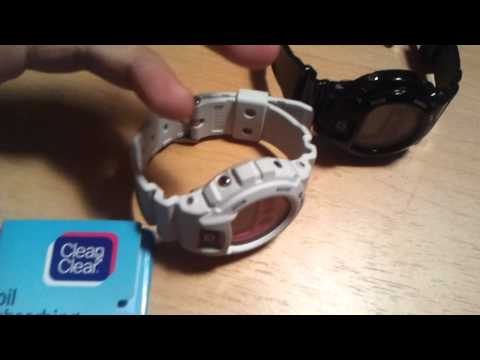 how to remove paint from a g shock