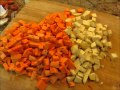 Kitchen of Chaos 52 vegetarian stew WITH BACON!!!! garam masala lentils sweet potatoes