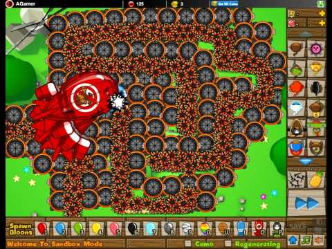 Bloons Tower Defense 5-Spike Factory VS. ZOMG